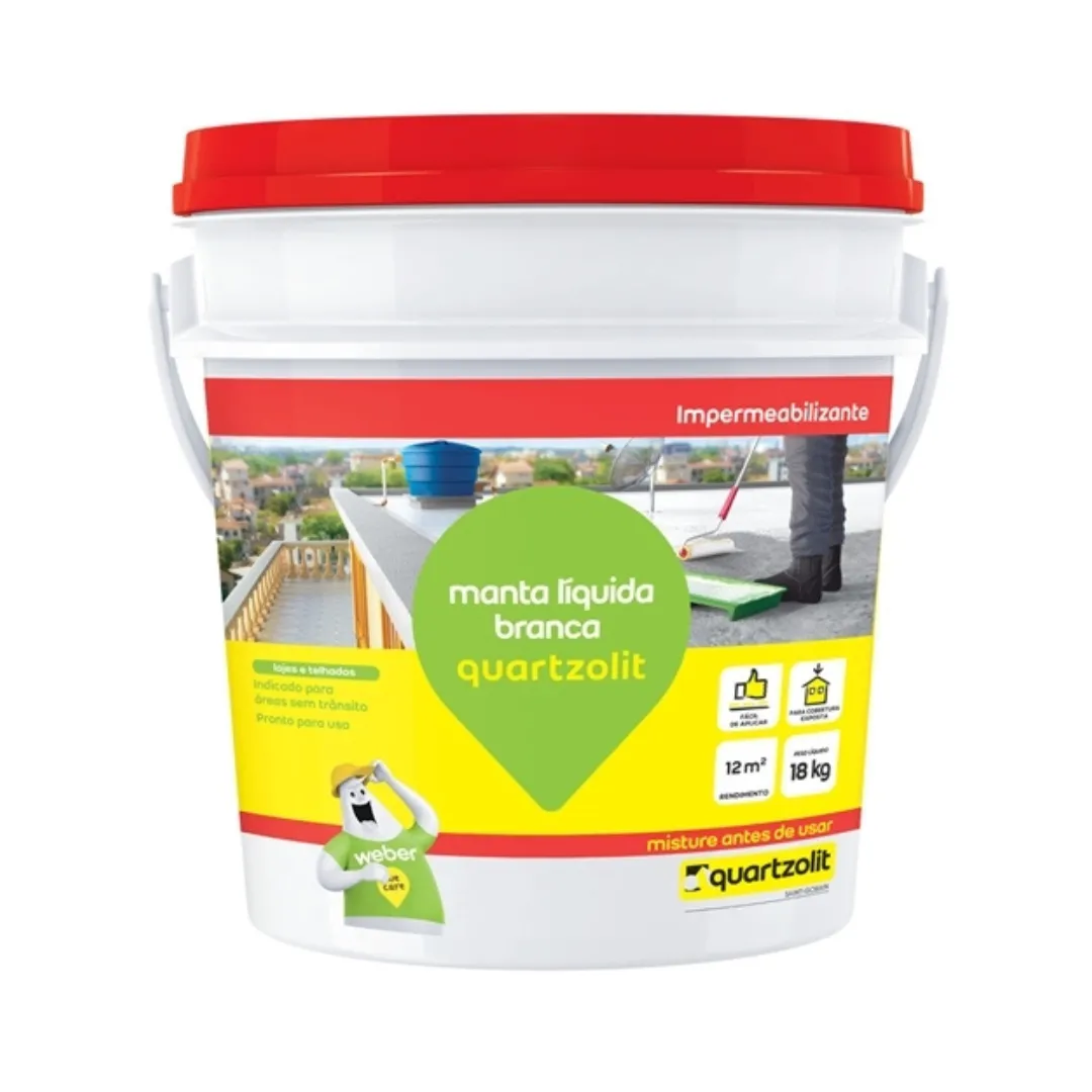 Impermeabilizante Manta Líquida Branca 18KG