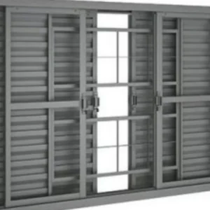 Janela Veneziana  Com Grade 100×100 POP