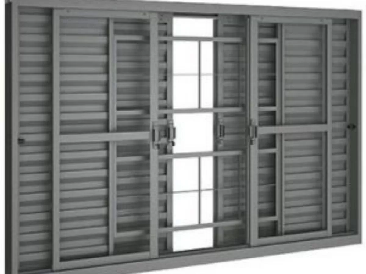 Janela Veneziana Com Grade 100×100 POP