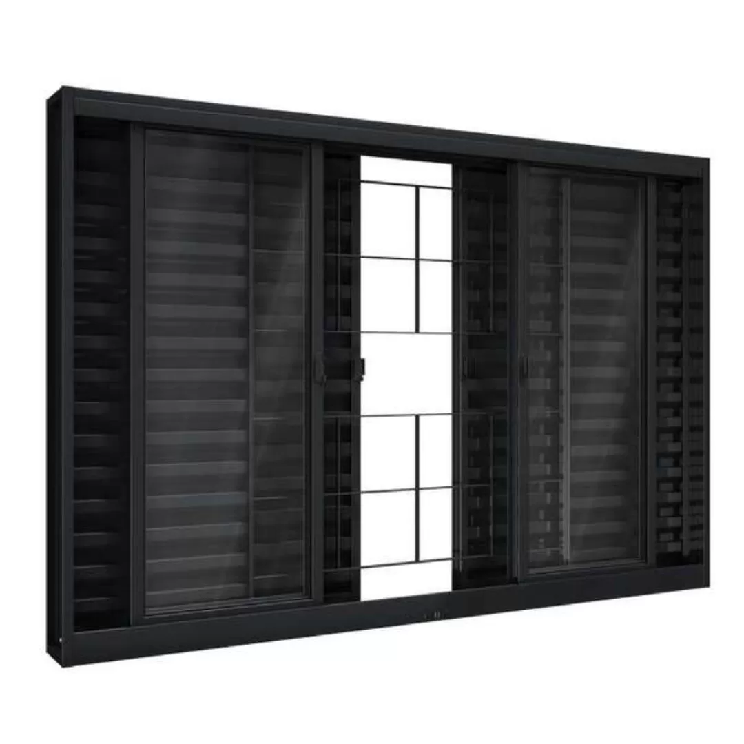 Janela Veneziana Com Grade 150×100 POP