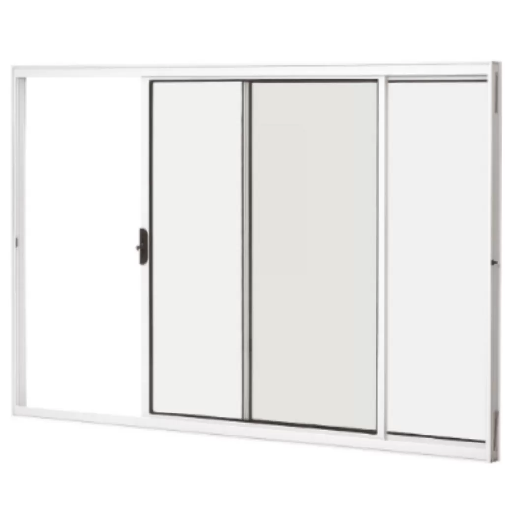 Janela de Correr Branca Sem Grade 100X100 Alumínio