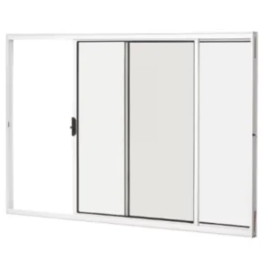 Janela de Correr Branca Sem Grade 150X100 Alumínio